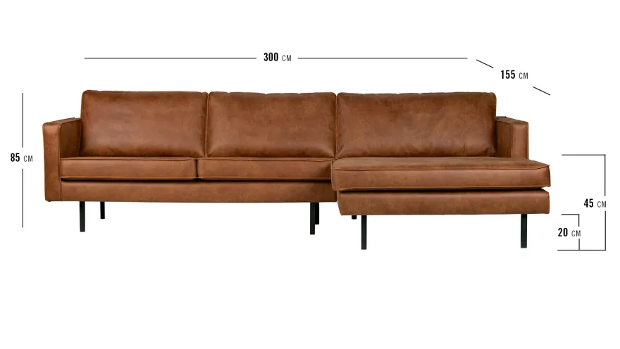 WOOOD Rodeo Rechts Loungebank