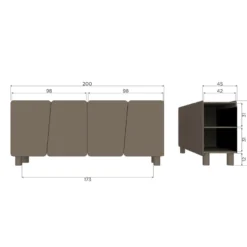 WOOOD Root Dressoir