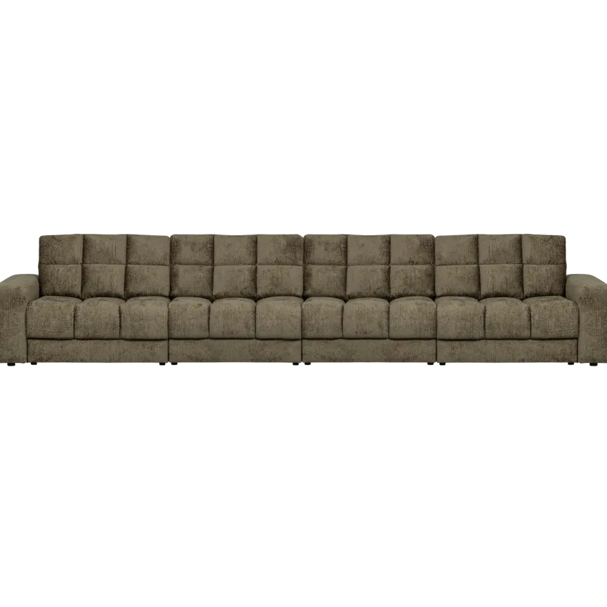WOOOD Second Date Velvet 4-Zitsbank