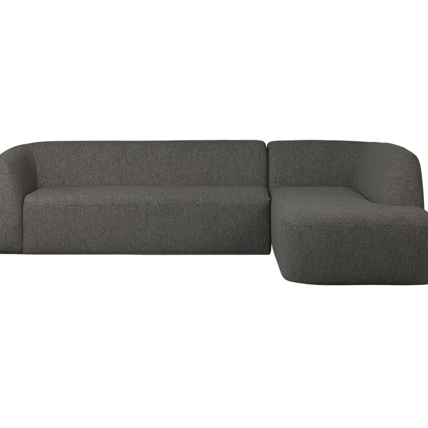 WOOOD Sloping Grey/Black Melange Hoekbank