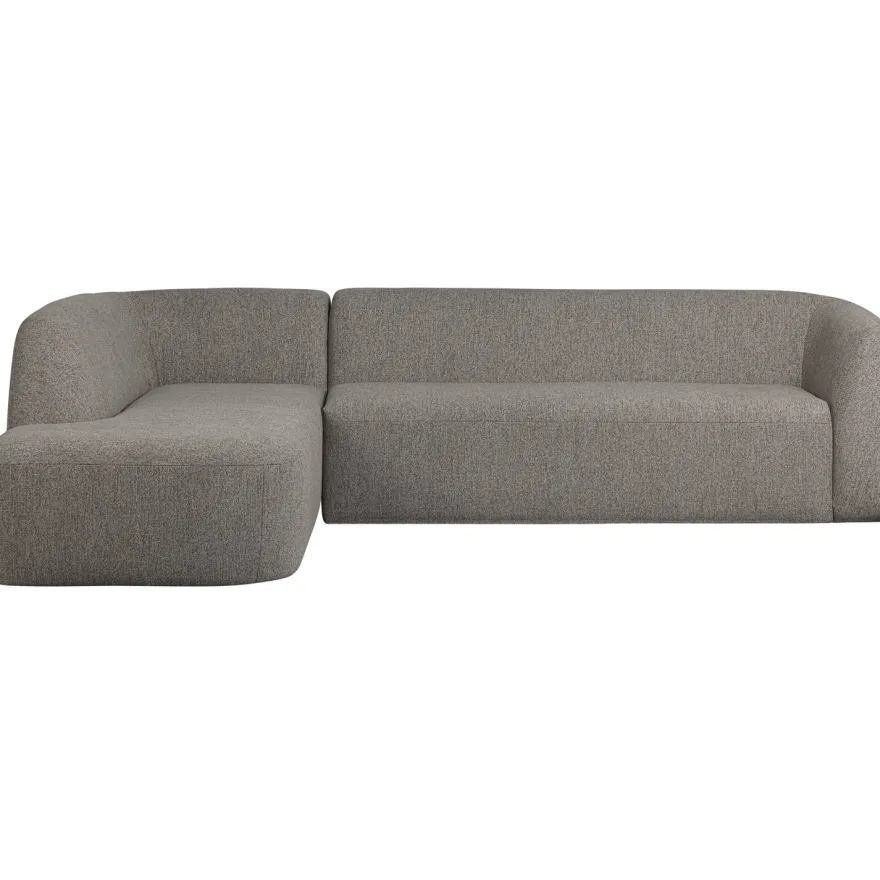 WOOOD Sloping Grey Melange Hoekbank