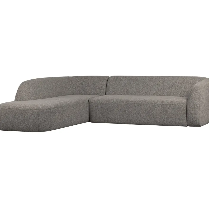 WOOOD Sloping Grey Melange Hoekbank