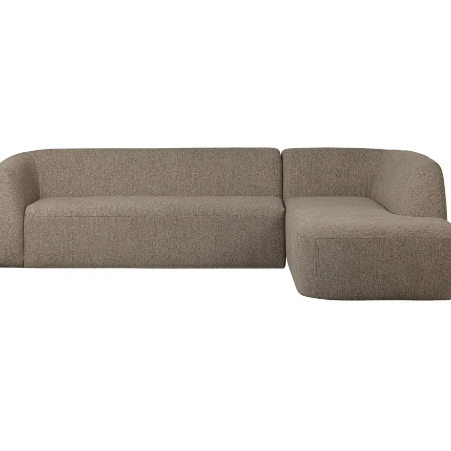 WOOOD Sloping Light Brown Melange Hoekbank