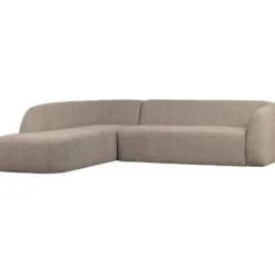 WOOOD Sloping Natural Melange Hoekbank