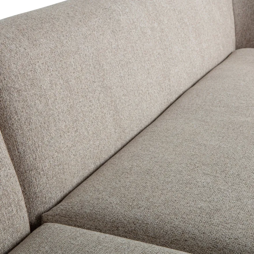 WOOOD Sloping Natural Melange Hoekbank