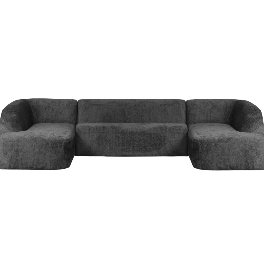WOOOD Sloping Velvet U-bank
