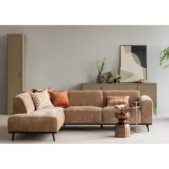 WOOOD Statement Velvet Hoekbank