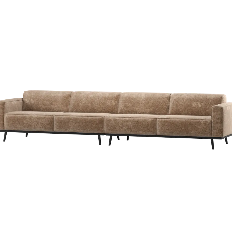 WOOOD Statement Velvet XL 4-Zitsbank