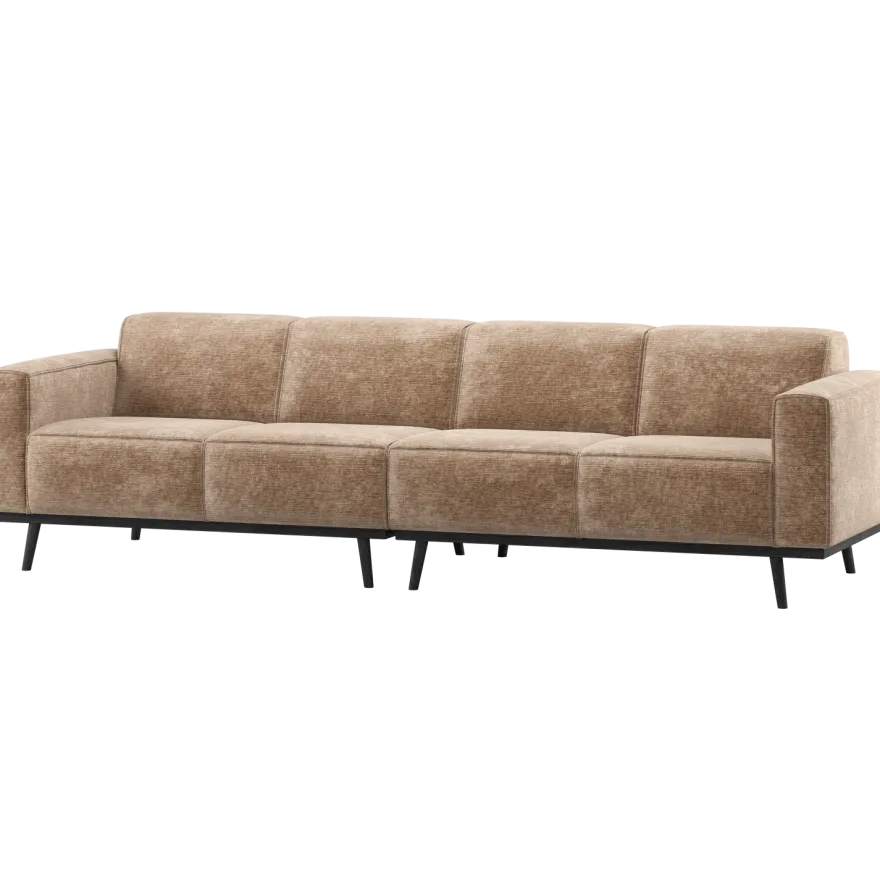 WOOOD Statement Velvet 4-Zitsbank