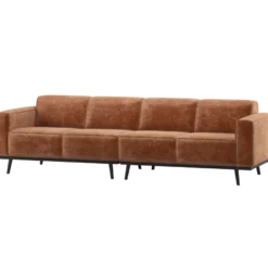 WOOOD Statement Velvet 4-Zitsbank