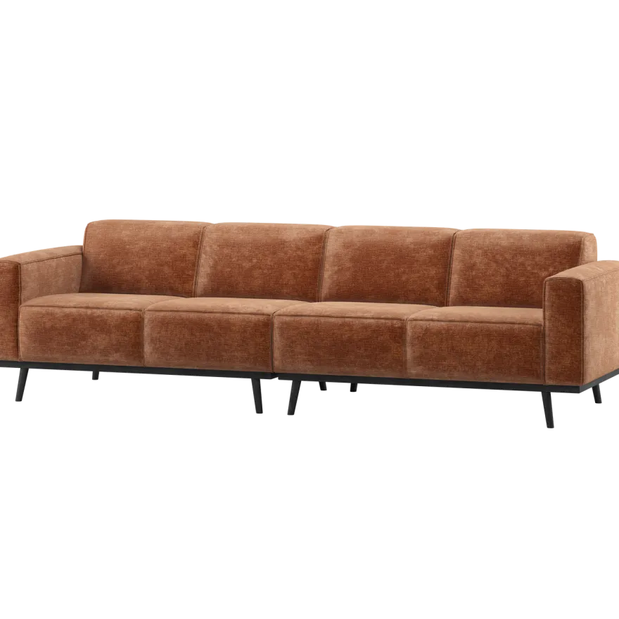 WOOOD Statement Velvet 4-Zitsbank