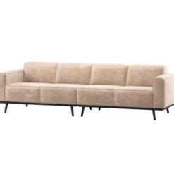 WOOOD Statement Velvet 4-Zitsbank