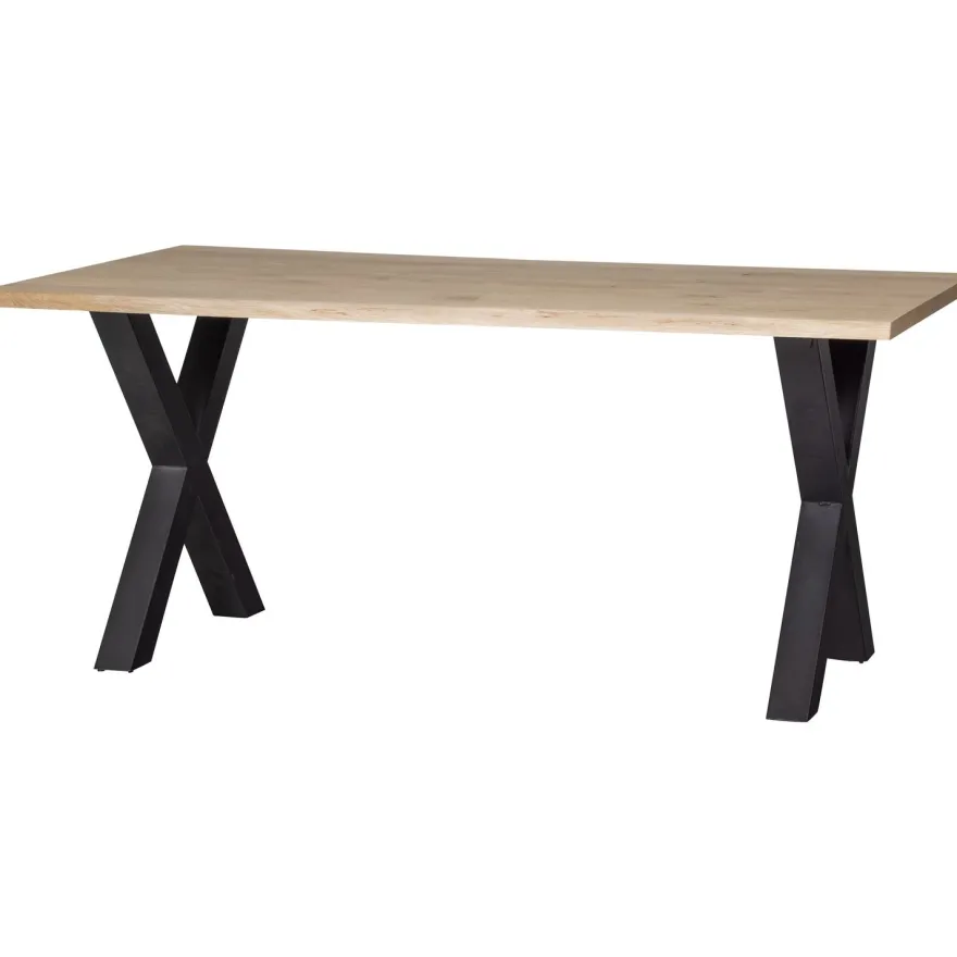 WOOOD Tablo Boomstam X-poot Eettafel