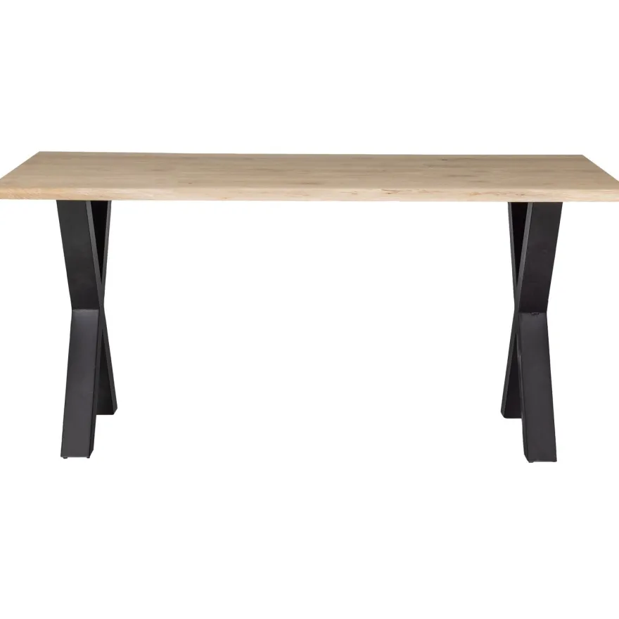 WOOOD Tablo Boomstam X-poot Eettafel