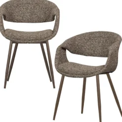 WOOOD Yossi Koper Metaal Eetkamerstoel