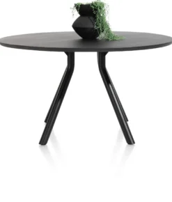 XOOON Arvada Rond Onyx Eettafel