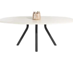 XOOON Lund 4-poot Off Black Eettafel