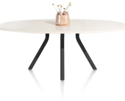 XOOON Lund 4-poot Off Black Eettafel